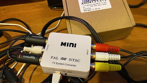 NTSC to PAL Converter Kit TV Converter PAL to NTSC Bi-Directional TV System Converter Adapter DVD