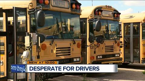 Milwaukee school bus company desperate to fill driver jobs