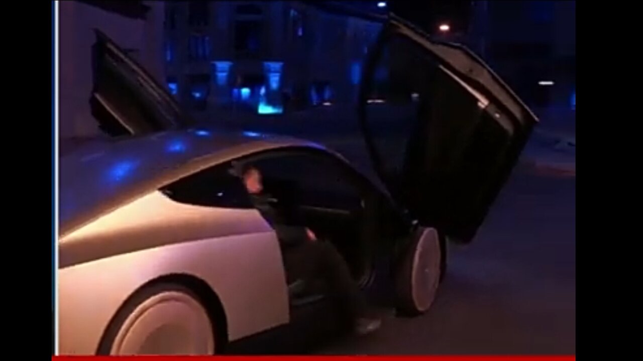Elon Musk unveil Cybercab at Tesla Robotaxi event | BBC News