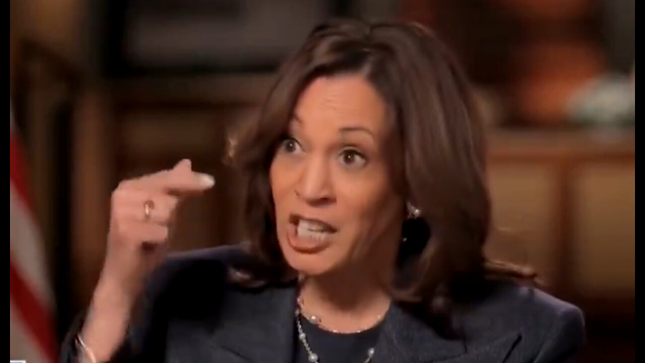 Kamala Harris LOSES IT, screams about Trump and Democracy in Fox interview