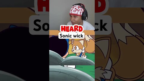 Sonic wick (credit: AOK) #animation #funny #meme #reaction #kingk3rr #shorts