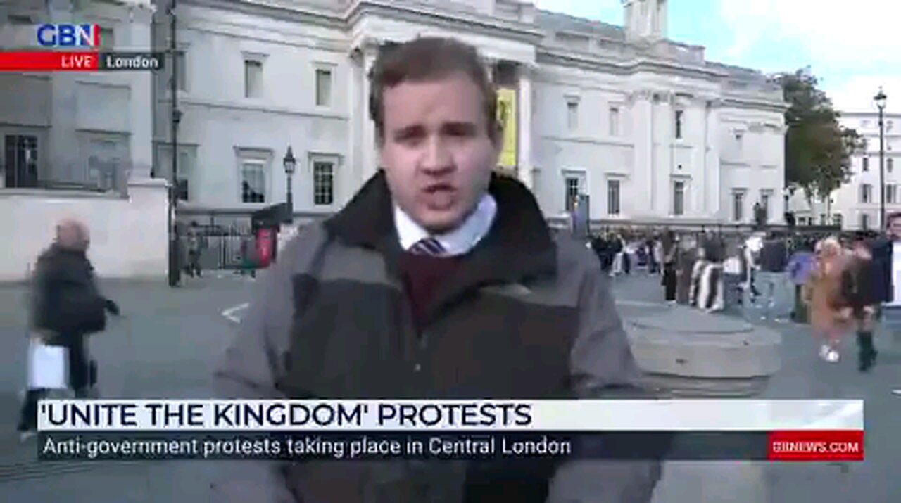 GB News report on our recent Trafalgar Square protest