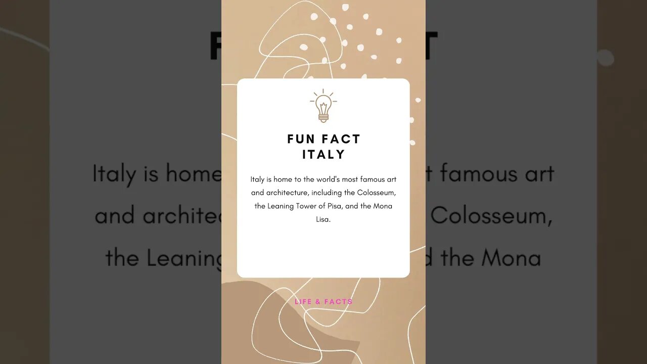 Fun Facts Italy