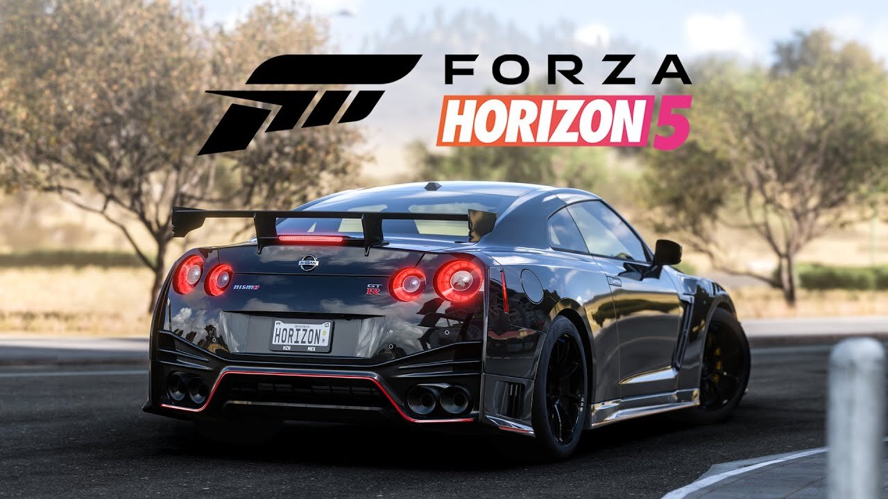 Nissan GTR R35 NISMO Forza Horizon 5 Steering Wheel Shifter Gameplay-Hackerwatching