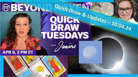 🔎 QUICK DRAW & UPDATES vom 10.04.2024 📽🔮✨