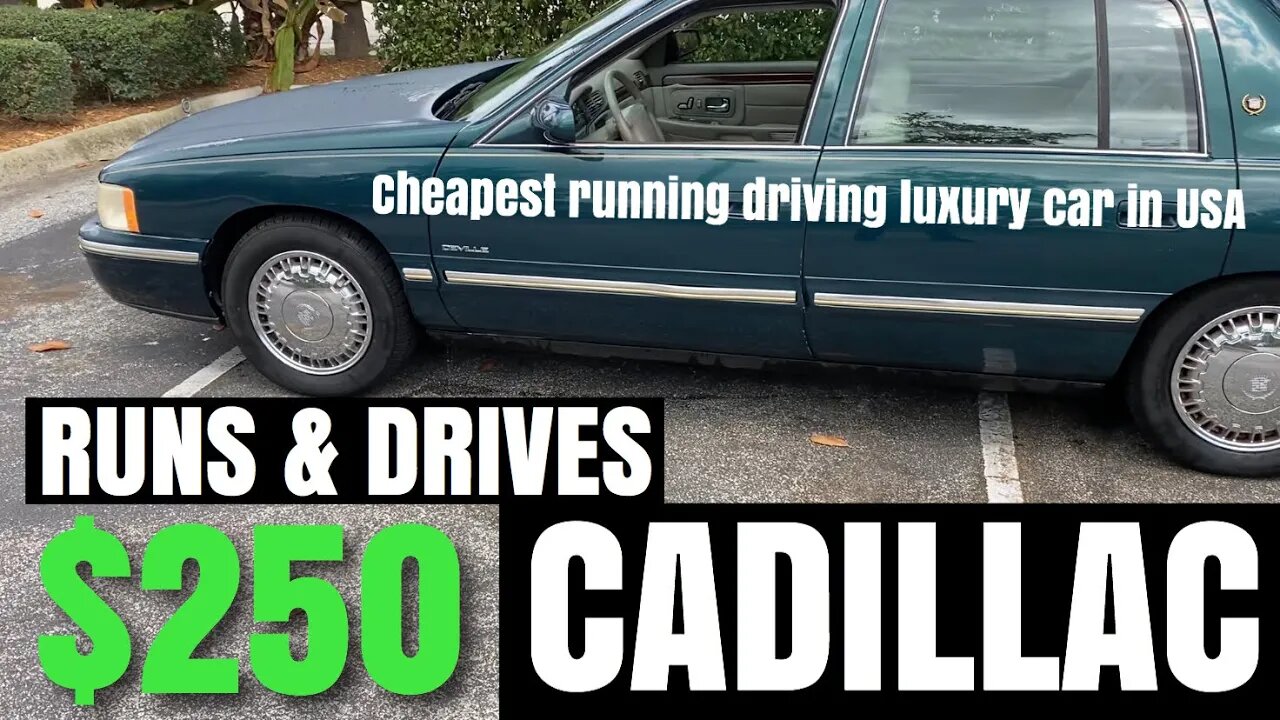 Cadillac Deville D’Elegance 1999 $250 Runs & Drives NOT COPART