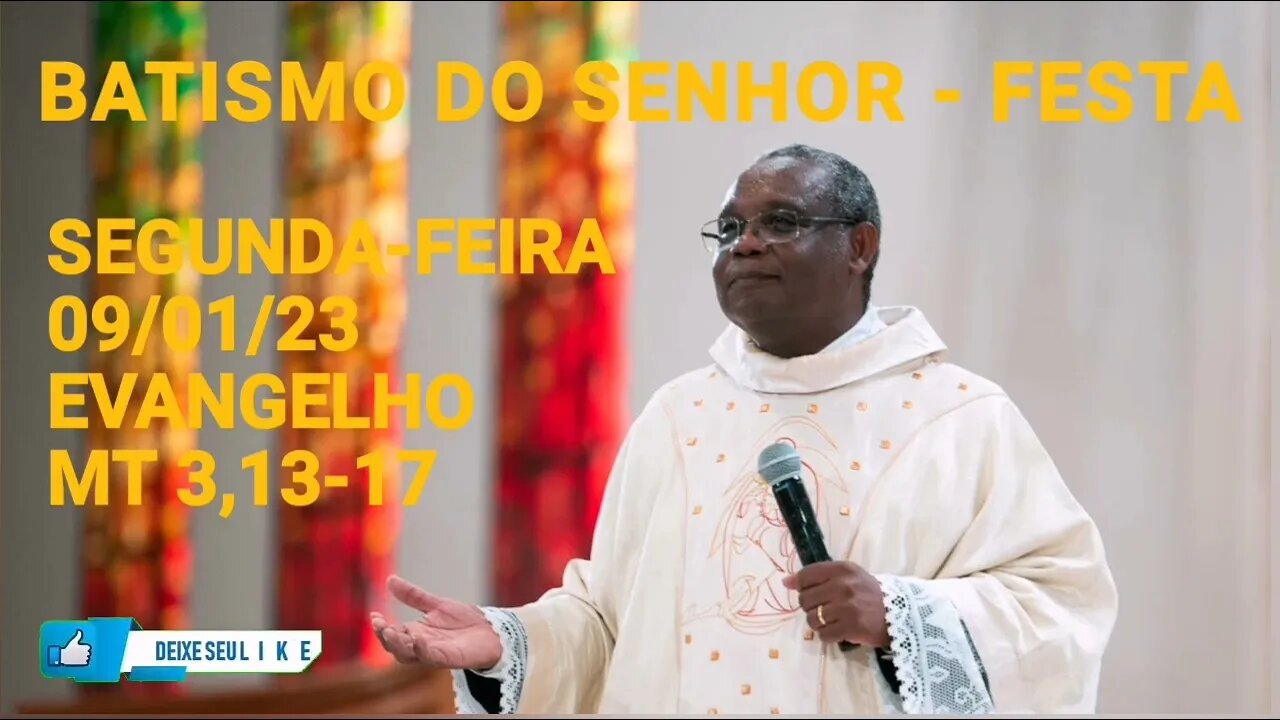 Homilia de Hoje | Padre José Augusto 09/01/23 | Batismo do Senhor