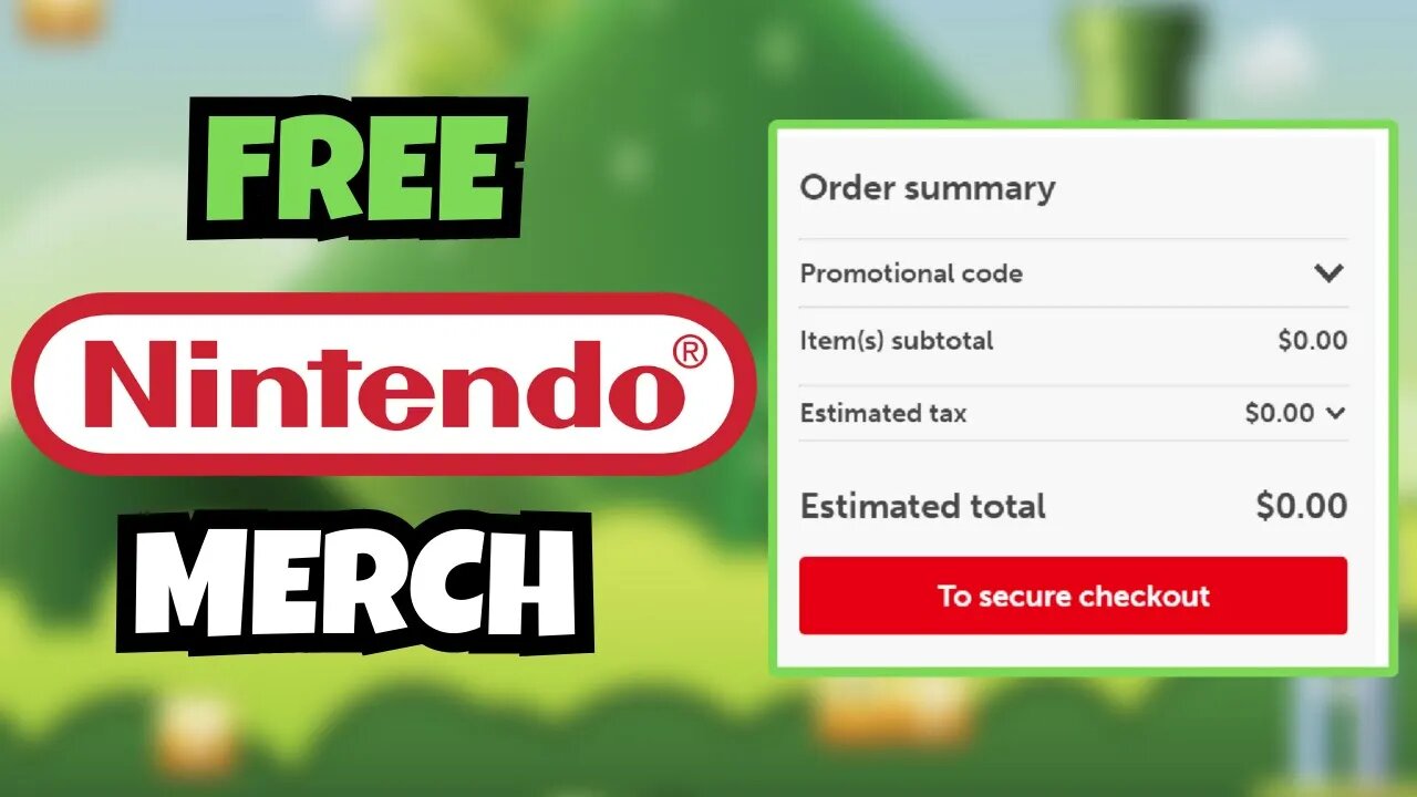 How To Get FREE Nintendo Merch