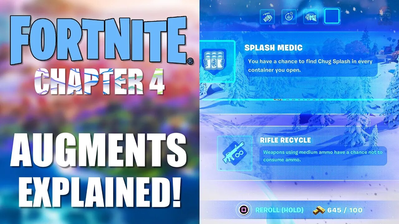 Fortnite Chapter 4 - All Augments Explained and How To Unlock