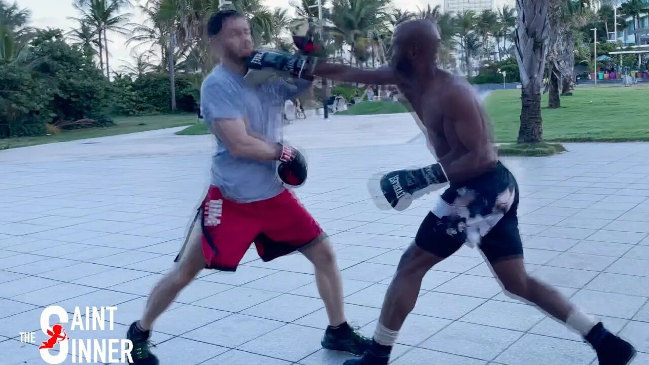 Reviewing Marquett's Sparring Footage from Yesterday - Boxing Lessons