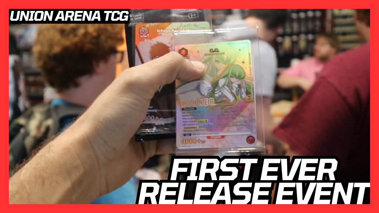 Union Arena Card Game Release Event Vlog