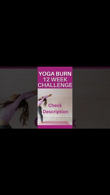 12 weeks yoga challenge | 12 weeks yoga burn challenge #shorts
