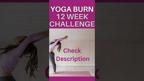 12 weeks yoga challenge | 12 weeks yoga burn challenge #shorts