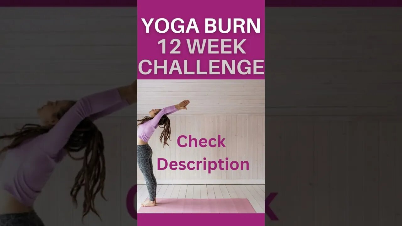 12 weeks yoga challenge | 12 weeks yoga burn challenge #shorts