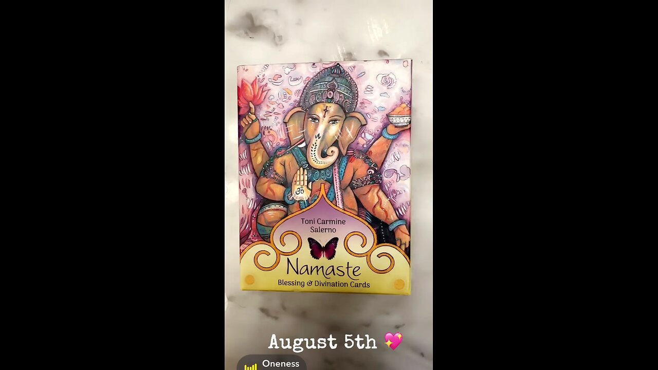 8/5/24 card: blessing of oneness