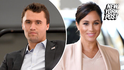 Charlie Kirk accuses Meghan Markle of 'making it up like Jussie Smollett'