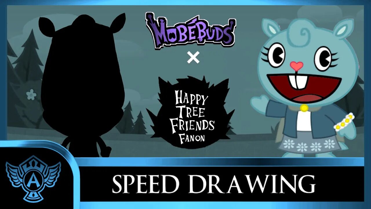 Speed Drawing: Happy Tree Friends Fanon - Freesia | Mobebuds Style