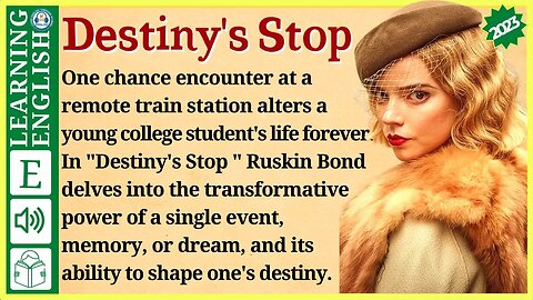 learn English through story level 3 🍁 Destiny's Stop | WooEnglish