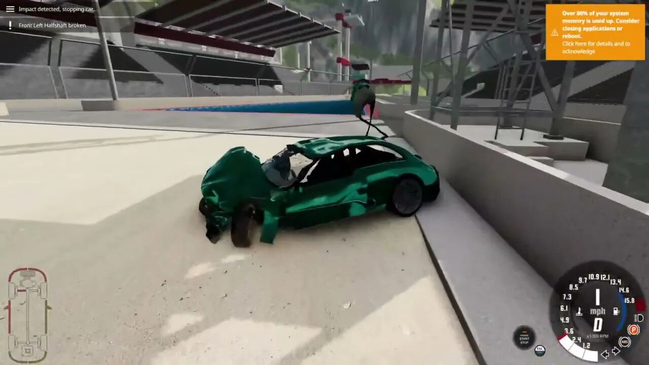 BeamNG.Drive Ramp Crashes