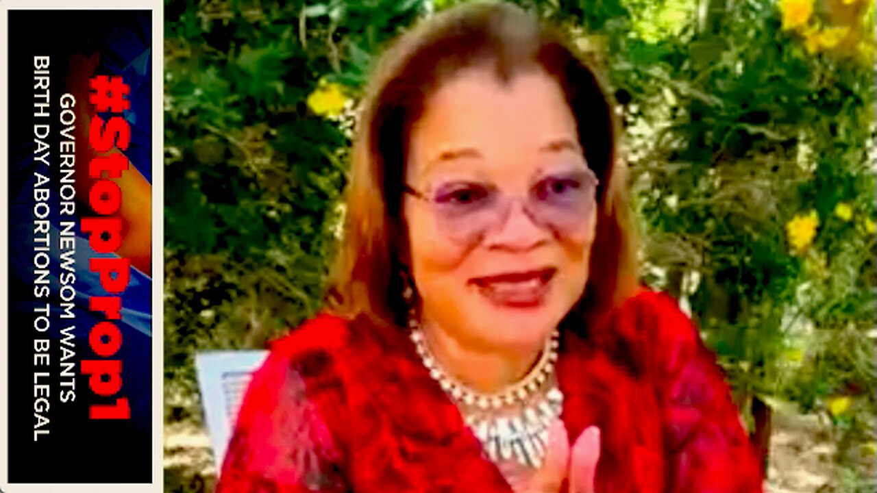 Dr. Alveda King || Message #1 || Stop Proposition #1 !!