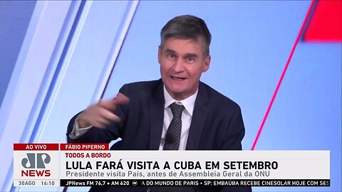 Piperno sobre visita de Lula a Cuba: "Viagem desnecessária"
