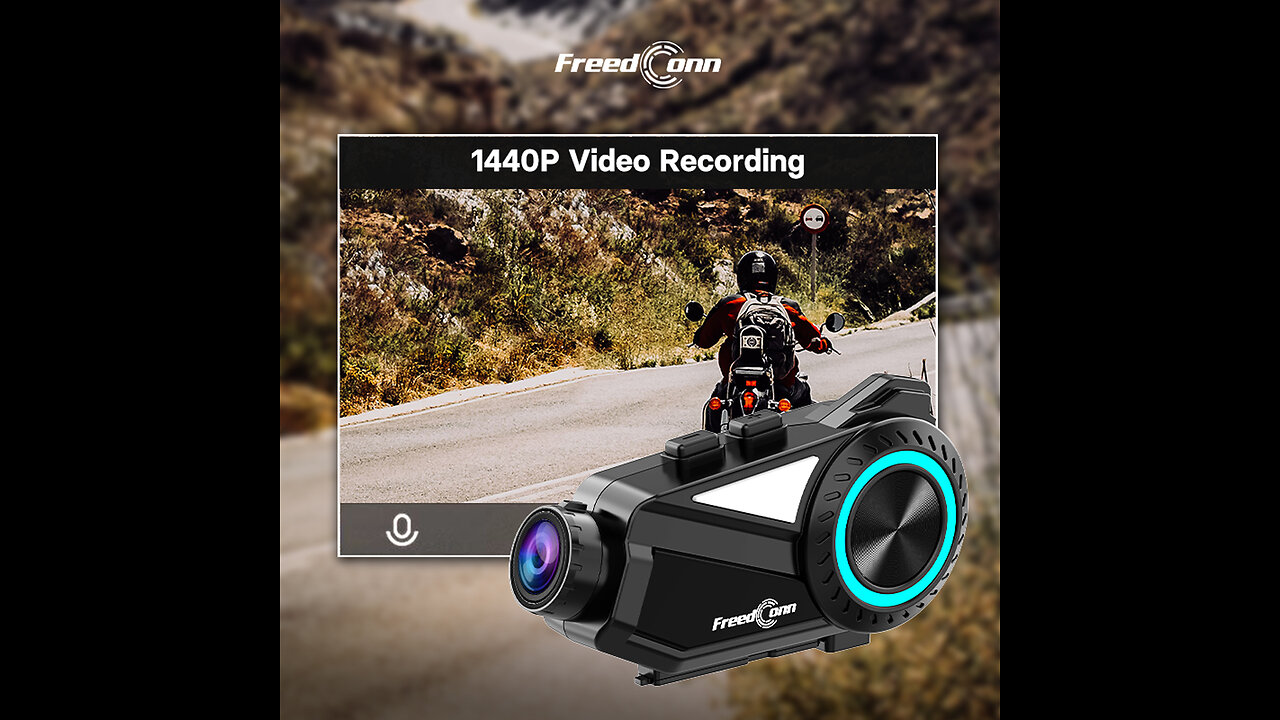 Freedconn R3 Motorcycle Helmet Camera Intercom