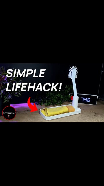 🍽 Simple KITCHEN Lifehack - 3D Print Rack - Kitchen 3D Prints - Kitchen Organizer | #Shorts