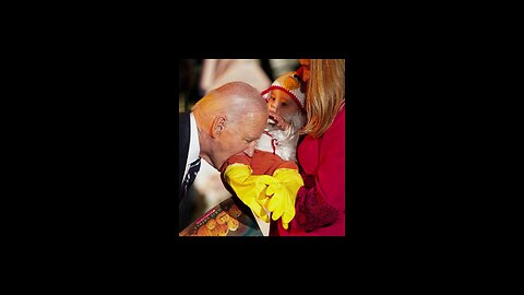 Joe Biden bites baby during White House Halloween Event - Trick or Treat ?
