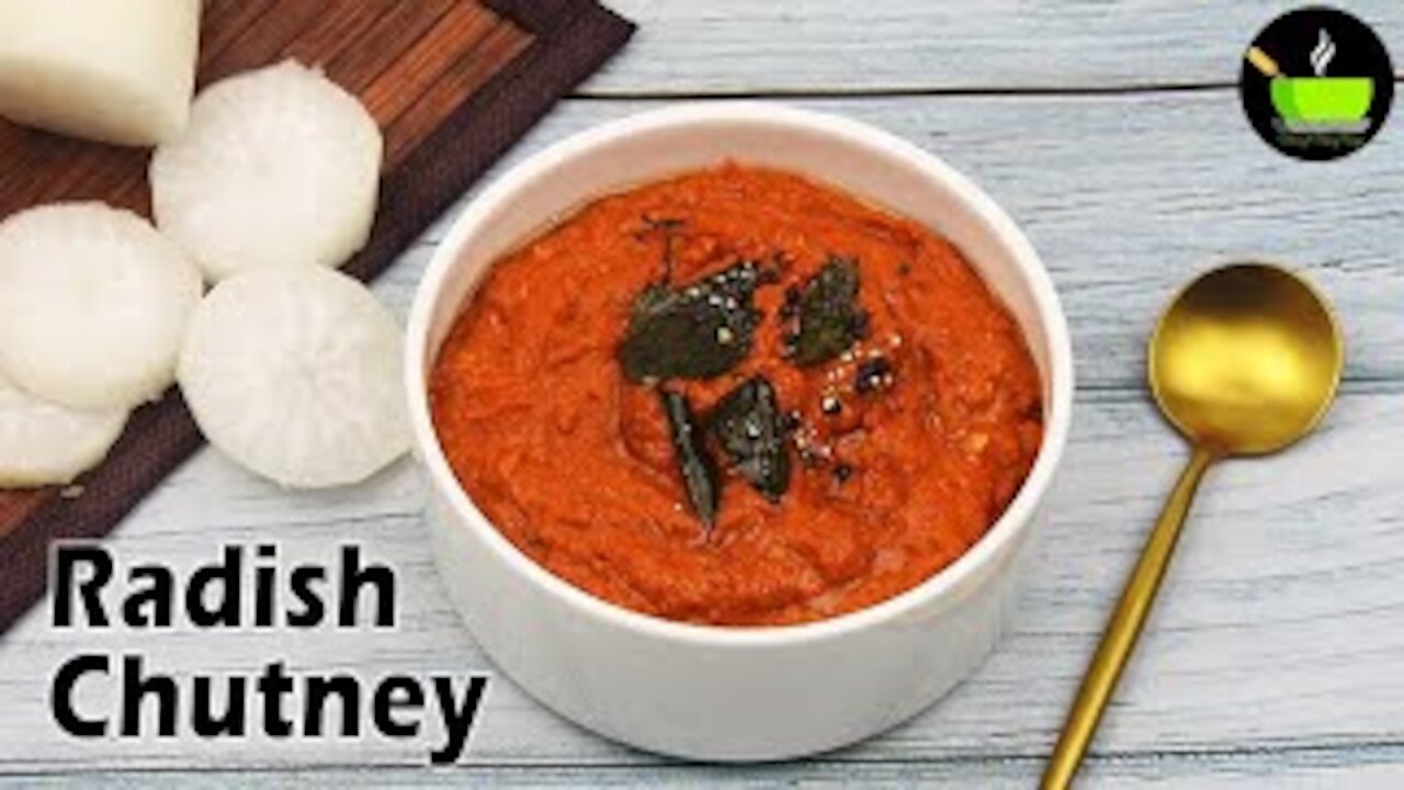 Radish Chutney | Mullangi Chutney | Mullangi Pachadi | Mooli Chutney | No Coconut Chutney | Chutney