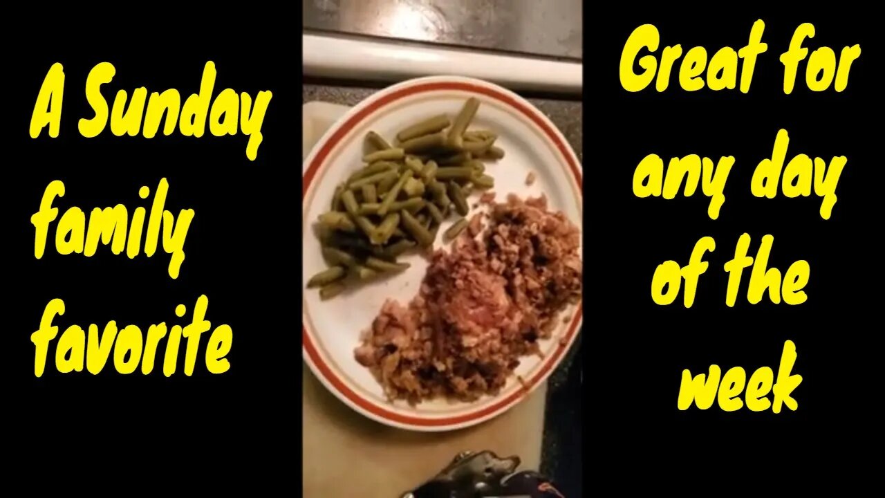 What's cooking with the bear? Easy Crock pot cheesy chicken and stuffing