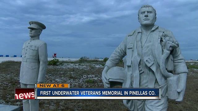 New underwater military statues will honor veterans and create scuba destination