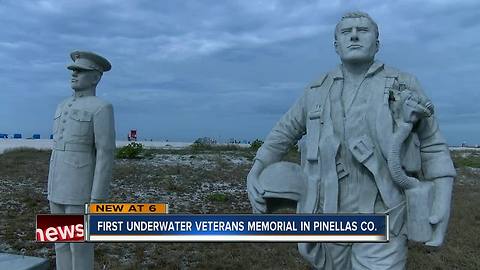 New underwater military statues will honor veterans and create scuba destination