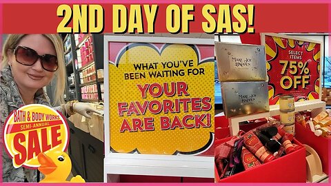 Bath & Bodyworks | 2ND DAY OF SAS | 75% OFF CANDLES & MORE | #bathandbodyworks #sas