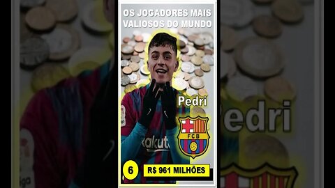OS 10 JOGADORES MAIS VALIOSOS DO MUNDO | CURIOSIDADES #shorts