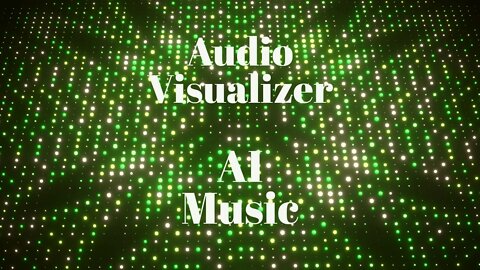 Audio Visualizer Blender AI lofi Music