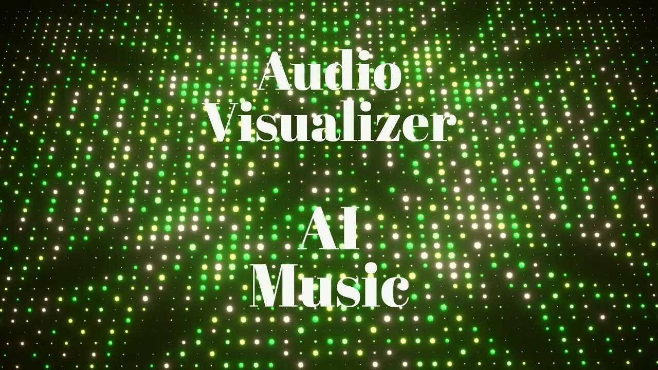 Audio Visualizer Blender AI lofi Music