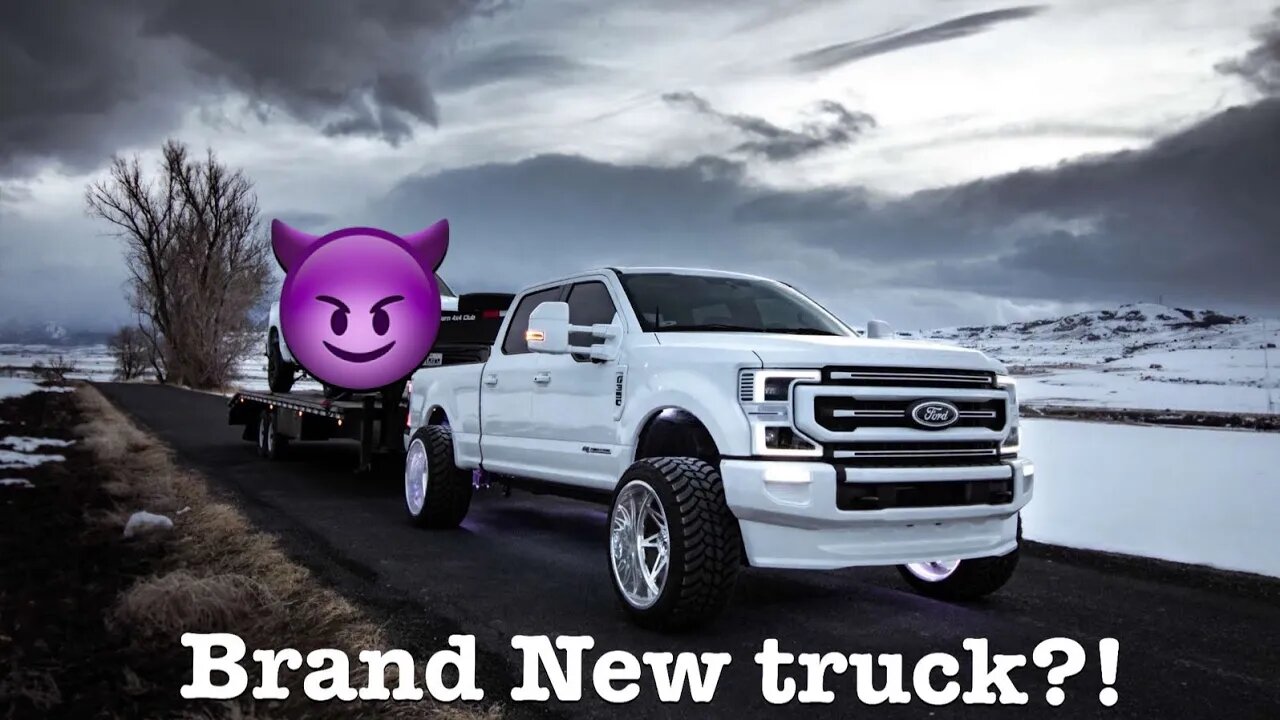 Towing with my 2020 F-350 6.7 Powerstroke on 24x14 Forged wheels! 20,300 Pounds! New 2021 truck