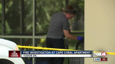 Fire breaks out at Cape Coral apartment complex