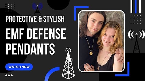 Stylish & Protective emf defense pendant necklace for good & vibrant health!