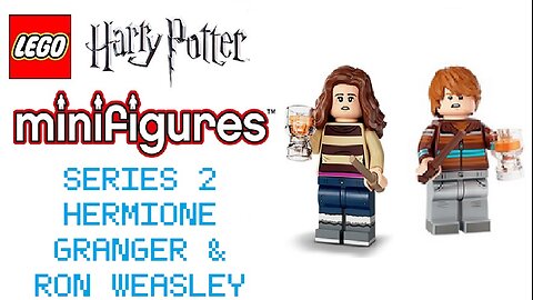 Lego Harry Potter Minifigures Series 2 Hermione Granger and Ron Weasley Review
