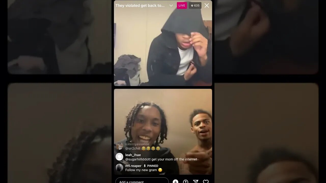 Set Da Trend x Grim Reaper x Nas Ebk On Instagram Live Trolling & Vibing To Songs (07.01.23)