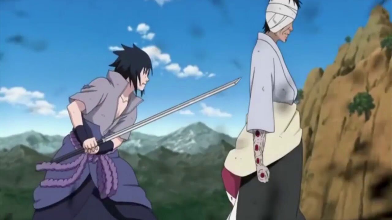 Sasuke vs Danzo English Dubbed [Full Fight]