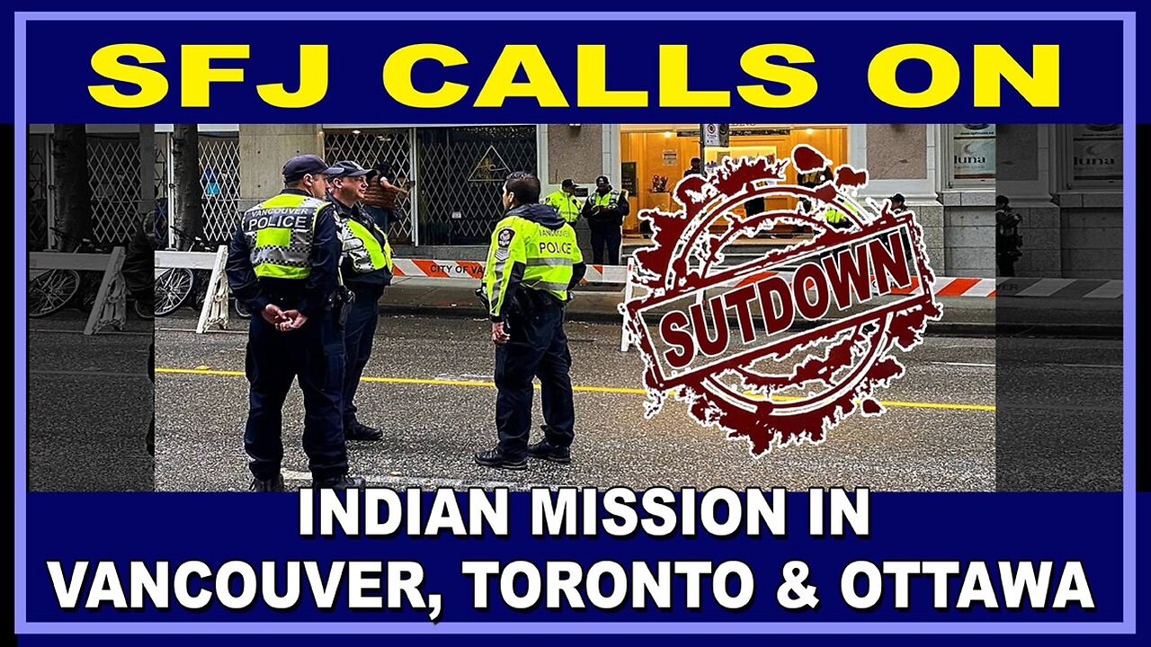 LIVE : 16-10-24 | Sikh Group Calls On SHUTDOWN Indian Missions In Vancouver, Toronto & Ottawa