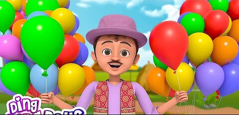 गुब्बारे वाला | Gubbare Wala | Hindi Baby Poem - Rhymes for Kids and Toddlers | Hindi Balgeet