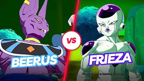[4K] Beerus VS Frieza | DRAGON BALL FIGHTERZ