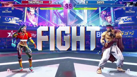 The4philzz (Kimberly) vs Shivs (Ryu) - Street Fighter 6 Closed Beta
