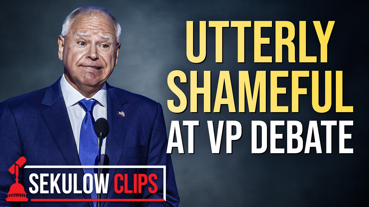 Utterly Shameful at VP Debate
