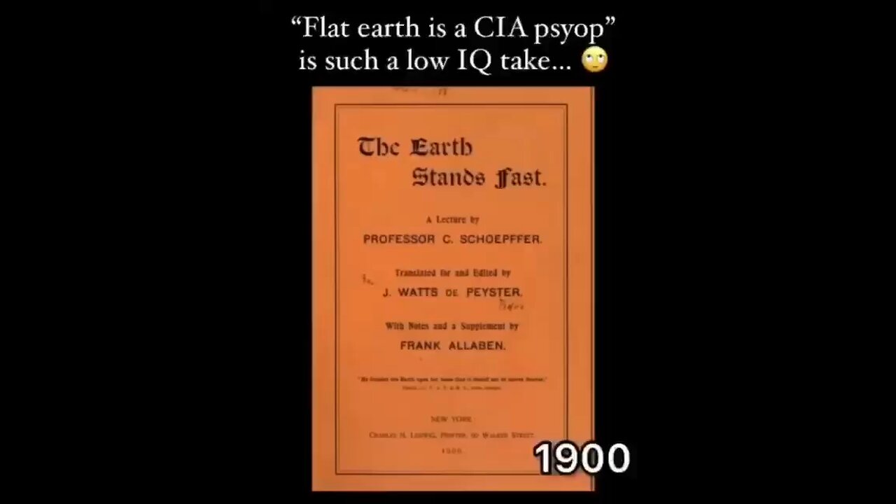 The earth is flat. It’s not a psyop.
