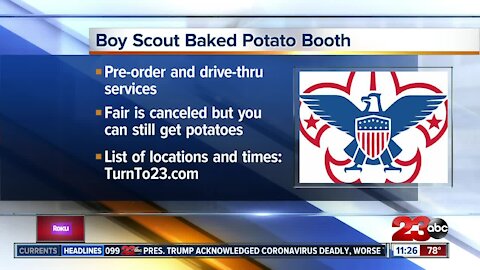 Boy Scouts bringing Fair Baked Potatoes Booths to town