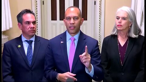 Hakeem Jeffries Criticizes Republicans Over CR, Warns of Government Shutdown